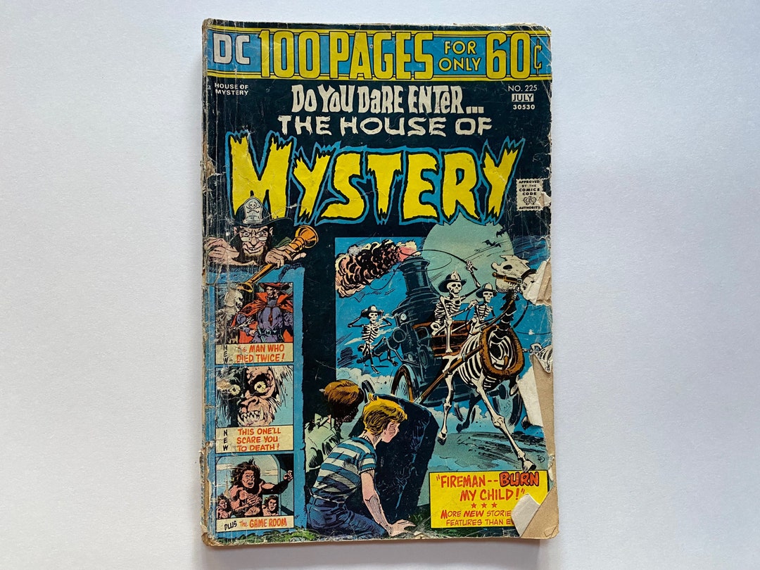 Do You Dare Enter The House Of Mystery Comic www.etsy.com