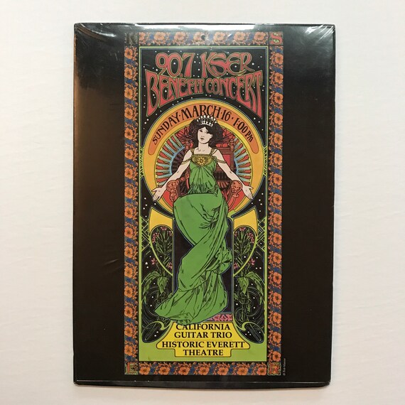 Bob Masse California Guitar Trio Fine Art Print Concert Lithograph