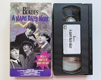 The Beatles A Hard Days Night VHS Video Film Movie - Etsy
