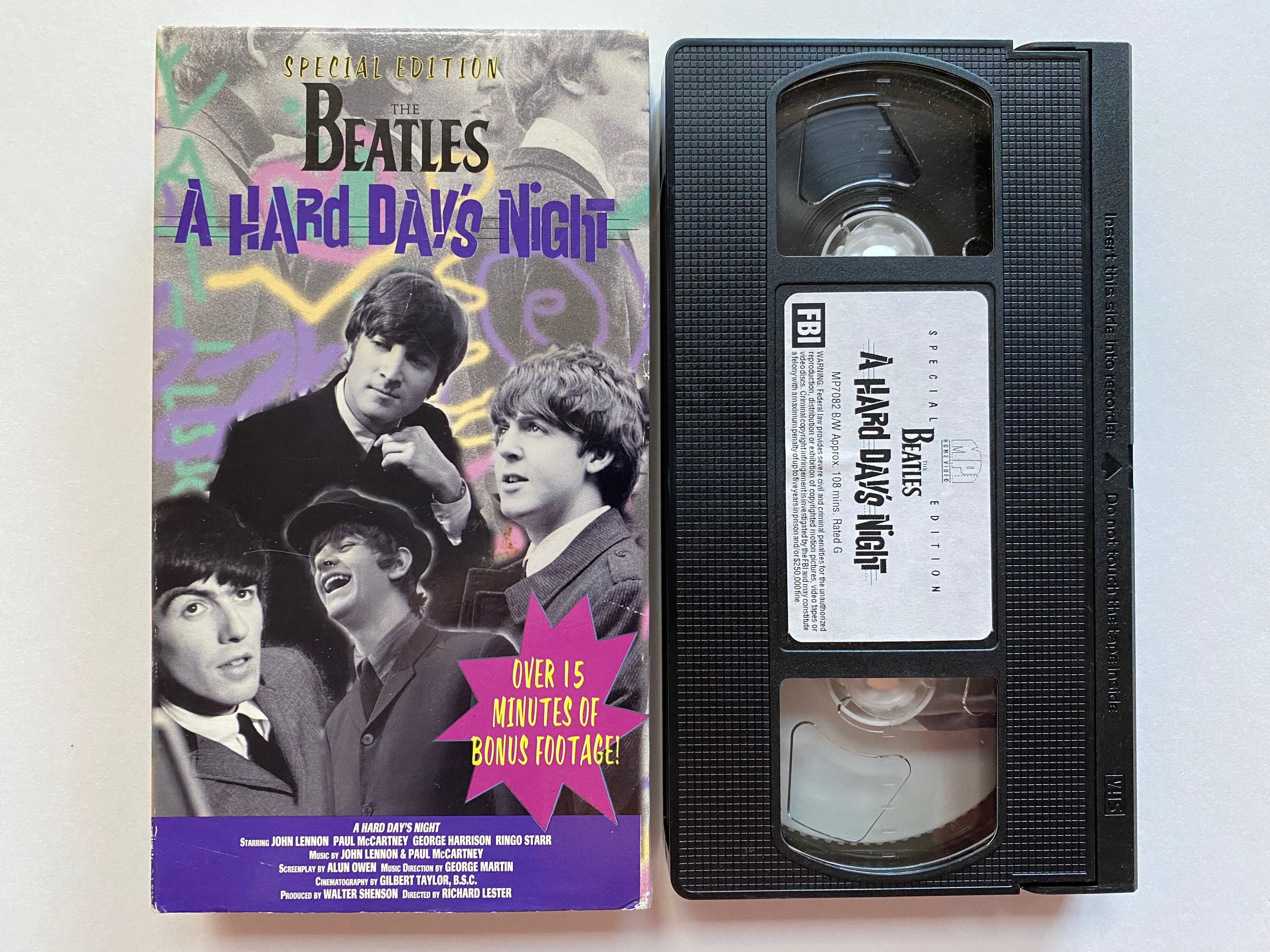 The Beatles A Hard Days Night VHS Video Film Movie - Etsy