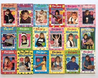 Huge Lot of 18 Full House Michelle Chapter Books 1996 Kids Teens Young Adult Fiction Based on the TV Series 90s Collectible