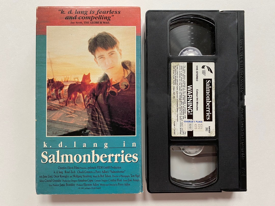1992 Salmonberries VHS Video Movie Film KD Lang Etsy Canada