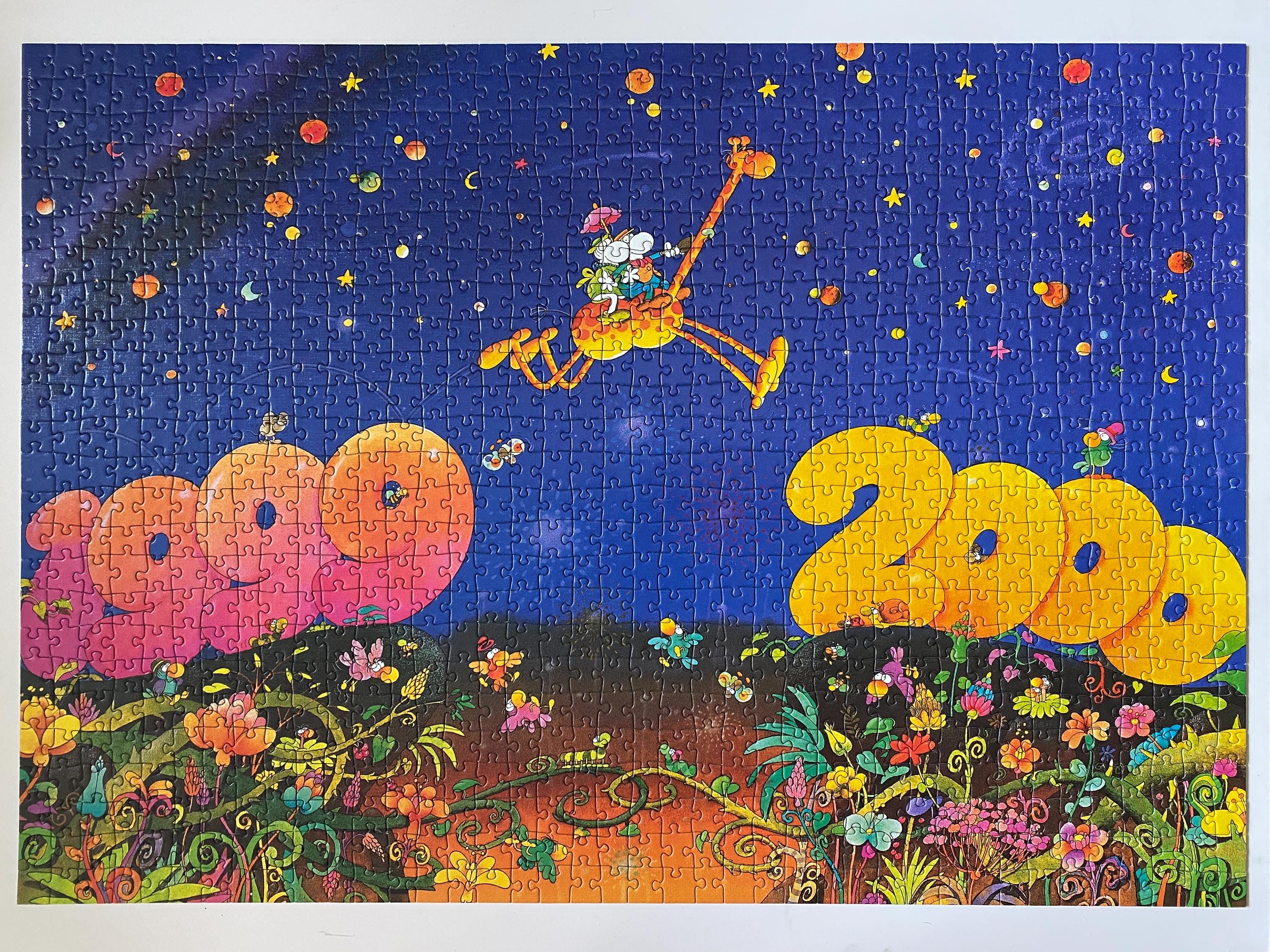 Mordillo Puzzle Millennium Jump 1000 Pieces COMPLETE 1999 HEYE