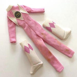 キンバリー用ピンクパワーレンジャーミニドール交換用衣装