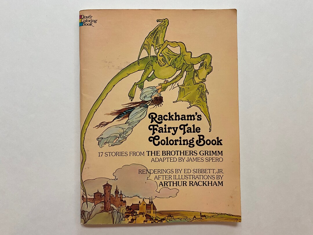 Arthur Rackham Coloring Book Rackhams Fairy Tale Coloring Book 17 Stories From the Brothers - Etsy