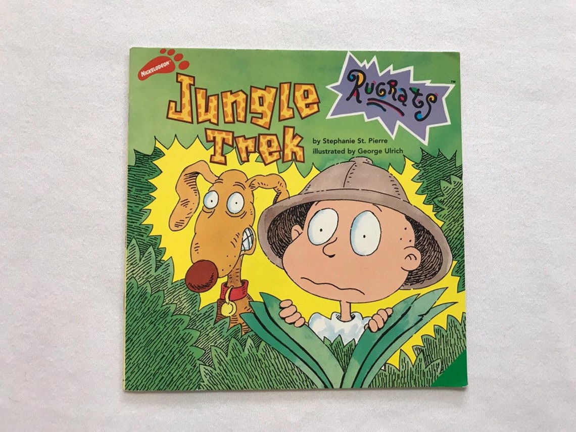 1998 Rugrats Jungle Trek Book Picture Story Kids Children Etsy Canada