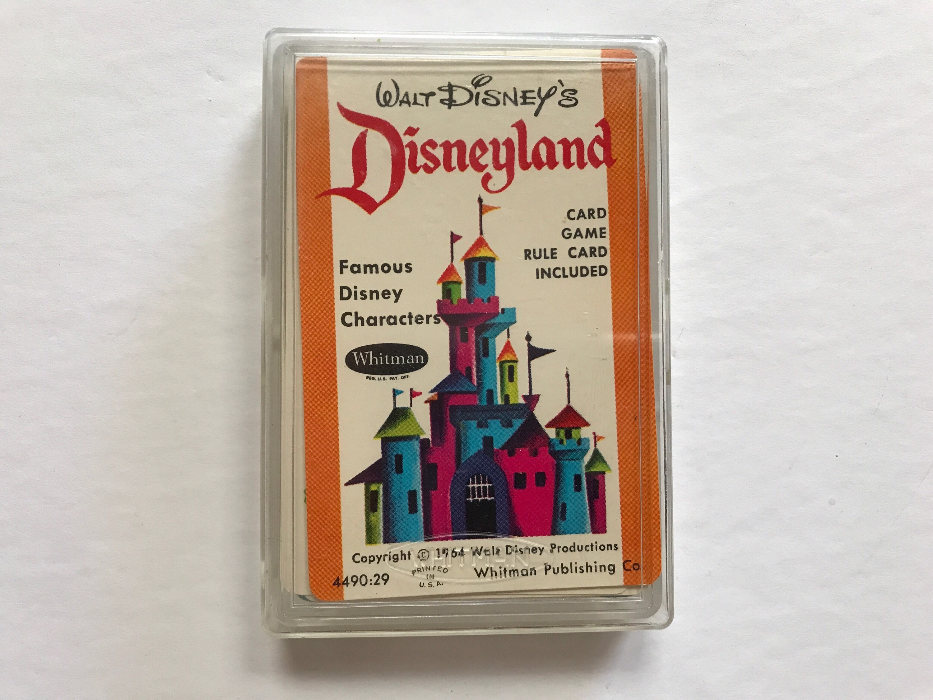 Rare Vintage Walt Disney's Disneyland Adult Coloring Book 1964 Whitman