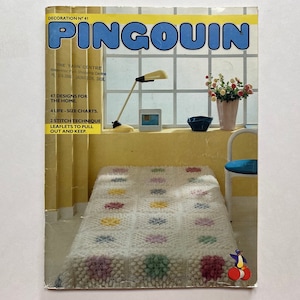 SALE Pingouin Crochet Techniques and Projects How to Pattern Book Crocheting Knitting 70s Sewing Magazine