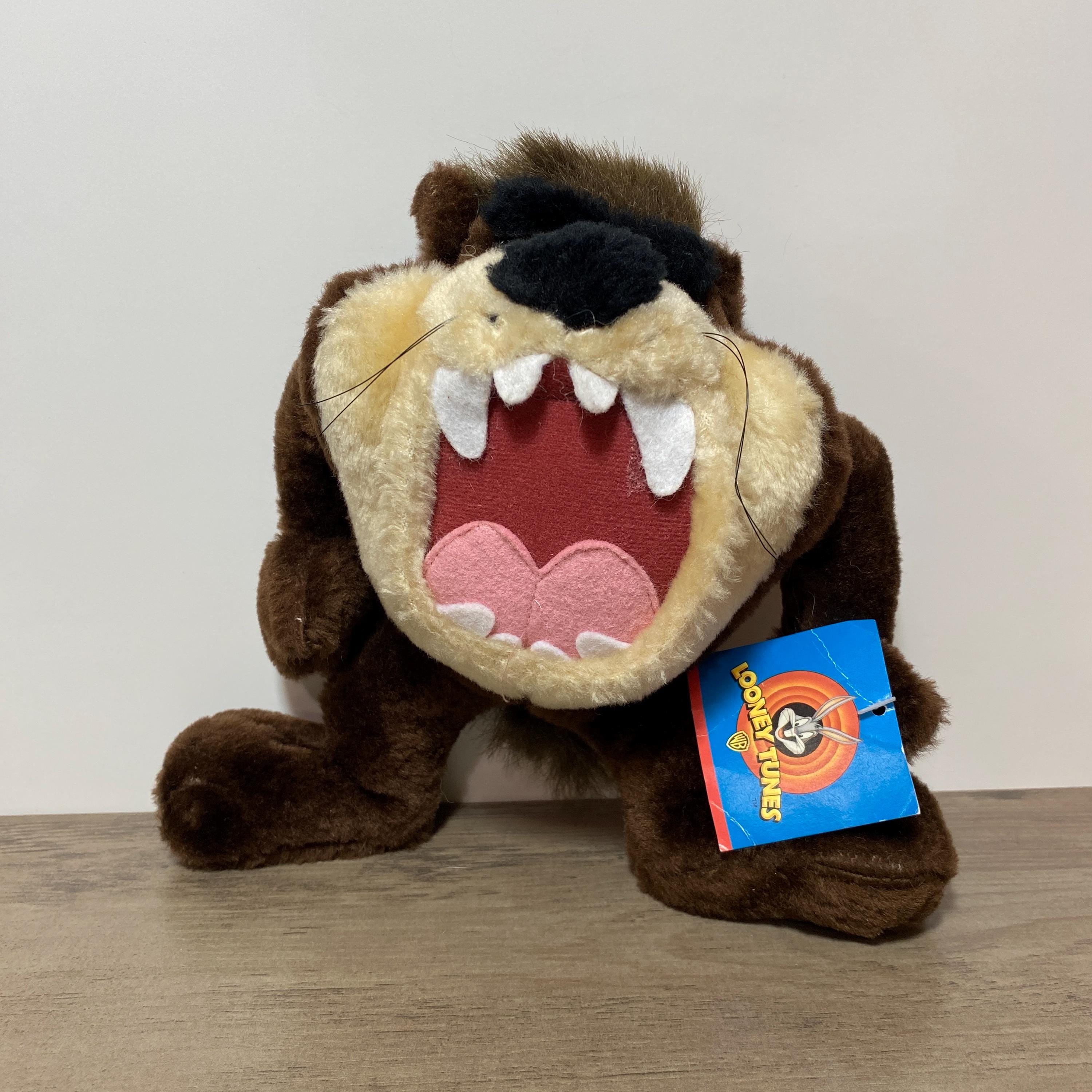 Tasmanian Devil Taz Plush 1997 Looney Tunes Stuffed Animal 90s