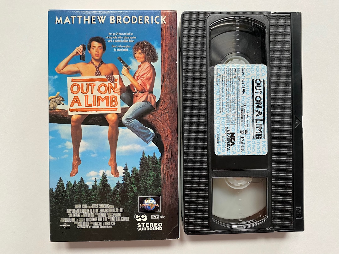 Out on a Limb VHS Video Movie Film 1992 Matthew Broderick Etsy