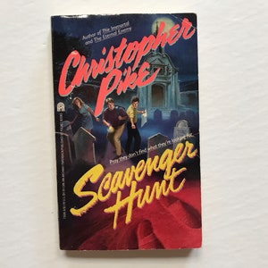 SALE 1989 Christopher Pike Scavenger Hunt Paperback Book for Teens Young Adults Reading Adventure 90s Horror Mystery