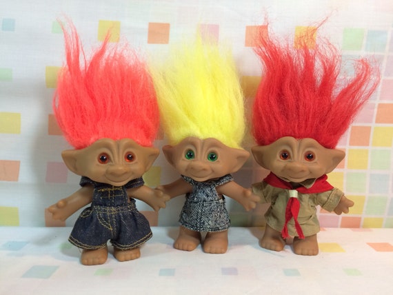 vintage troll dolls 1990s