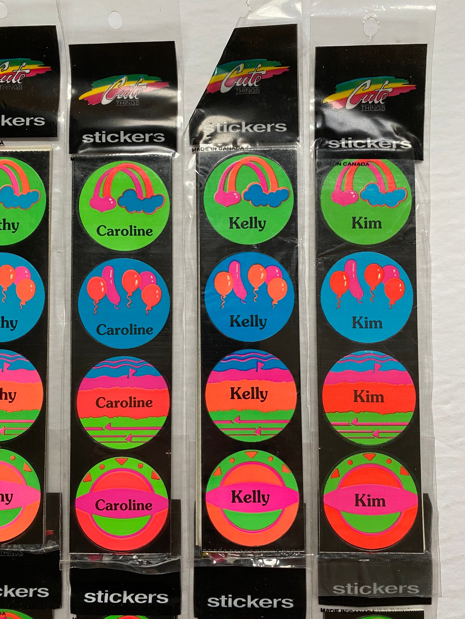 Vintage Personalized Name Stickers for Tony Terry Tammy Robin Etsy