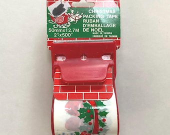 Decorative Christmas Packing Tape Xmas Holiday Gift Wrapping