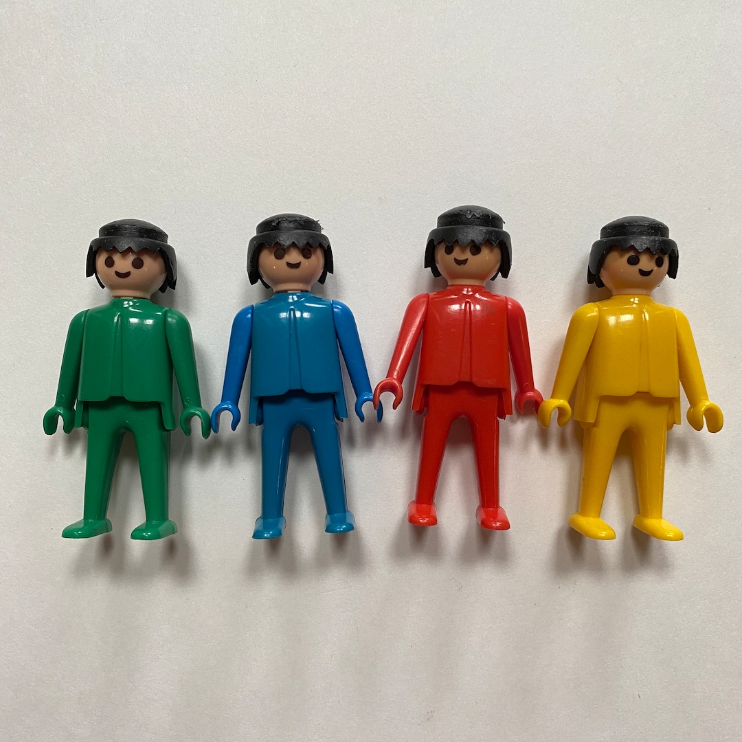Playmobil Toys Primary Color Figures 1974 Geobra Original - Etsy