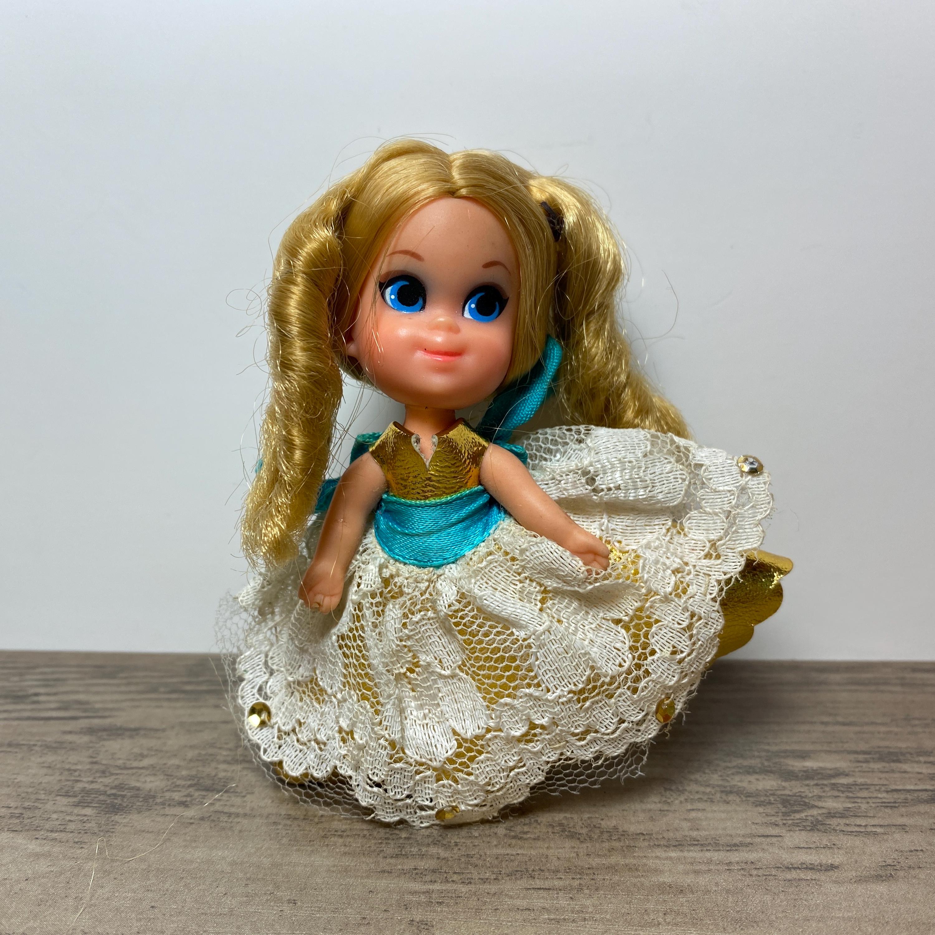 Vintage 1960s Liddle Kiddle Lady Lace Tea Party Doll Mattel