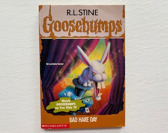 Goosebumps Paperback Book for Kids Teens Young Adults Book 41 Bad Hare Day Reading Horror 90s RL Stine