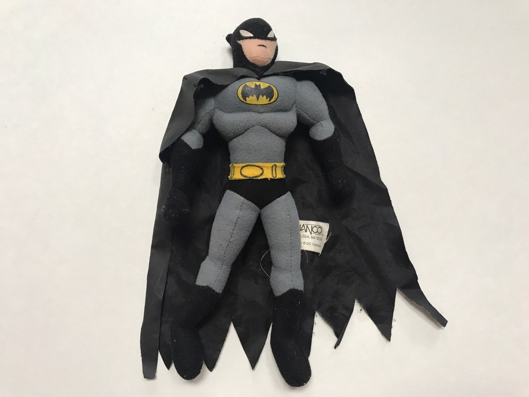 Small Batman Plush Toy Stuffed Animal Nanco DC Comics Etsy Canada