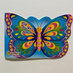 Sandylion Butterfly My Sticker Album Collectible Sticker Book Kids 2002