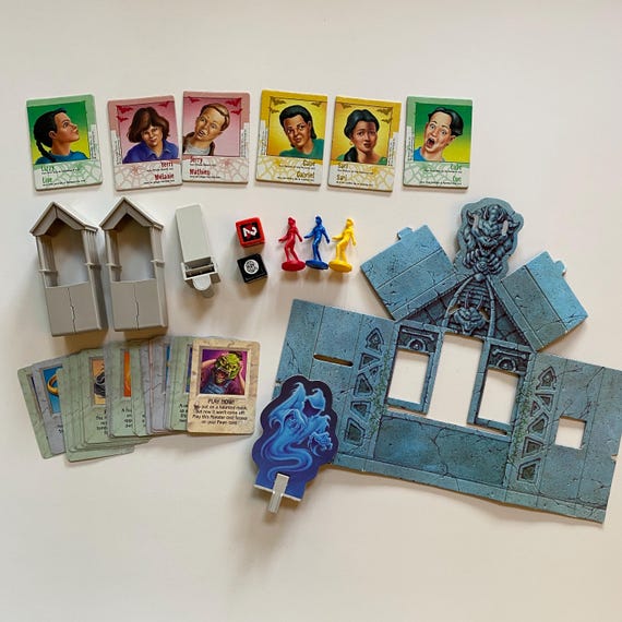 JEU DE SOCIÉTÉ CHAIR DE POULE Terreur au cimetière - MB Jeux - 1996 EUR