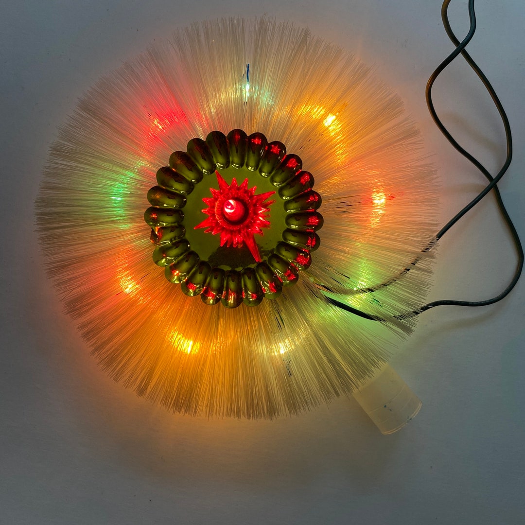 Vintage Light up Tree Topper Pretty Halo Christmas Xmas Etsy