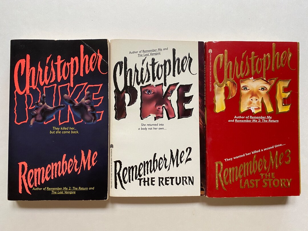 Christopher Pike Remember Me 1 2 3 Paperback Chapter Books Etsy