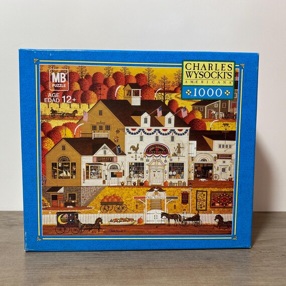 Charles Wysocki Americana Jigsaw Puzzle Olde America Made in USA