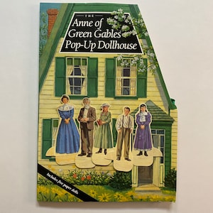 Anne of Green Gables ポップアップ絵本 Anne of Green Gables Dollhouse Pop up Book 3D WITH DOLLS 1994 - Etsy
