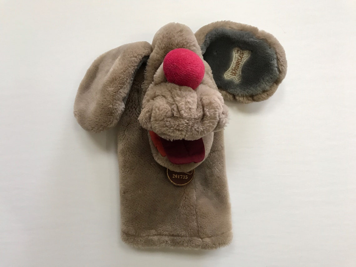 wrinkles dog puppet