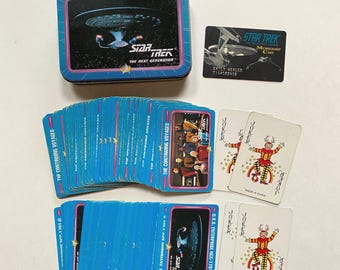 Star Trek the Next Generation Playing Cards in Collector Tin +