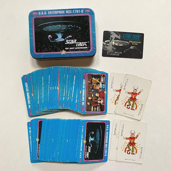 Star Trek The Next Generation カード 2枚セット Star Trek the Next Generation Playing Cards in Collector Tin +