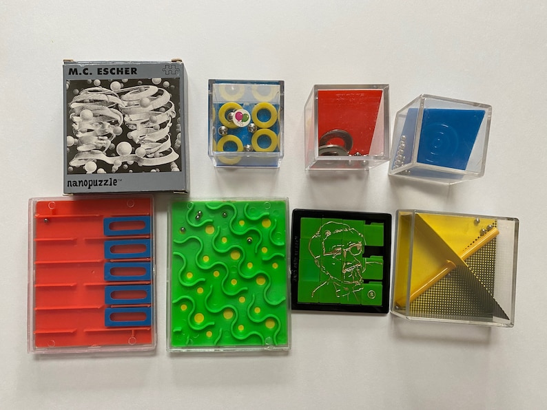 Handheld Dexterity Puzzles Skill Squares Games 80s 90s Retro Etsy