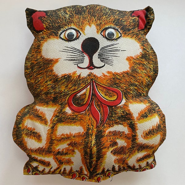 Kitty Cat Cut n Sew Pillow 1970s Plush Doll