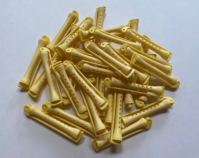 Vintage Swing Arm Perm Rods Goody Hair Perming Curlers Yellow Etsy
