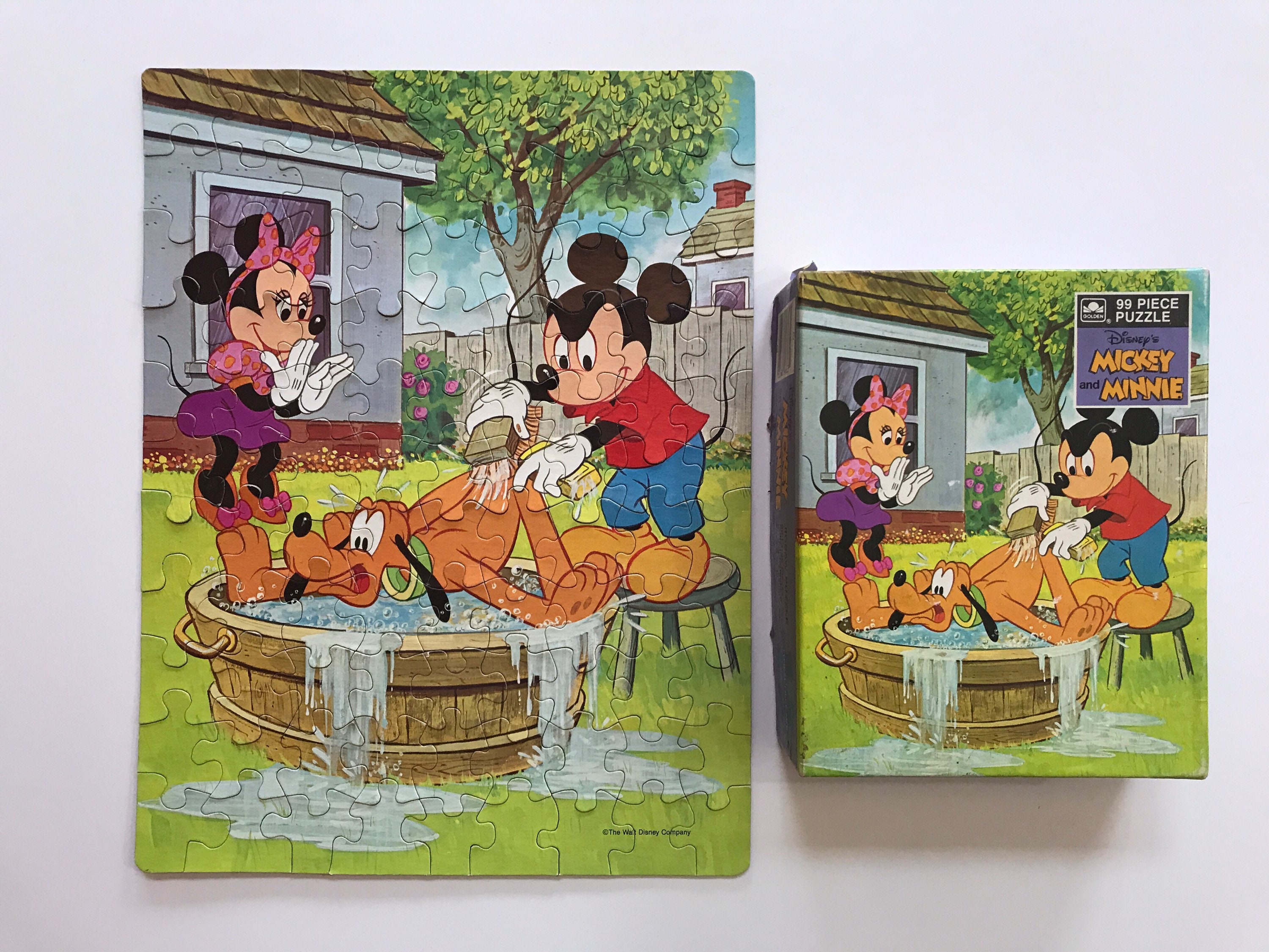Disney Mickey and Minnie Jigsaw Puzzle Kids Complete 99 Piece Made