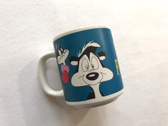 Pepe le Pew Pew coffee mugs