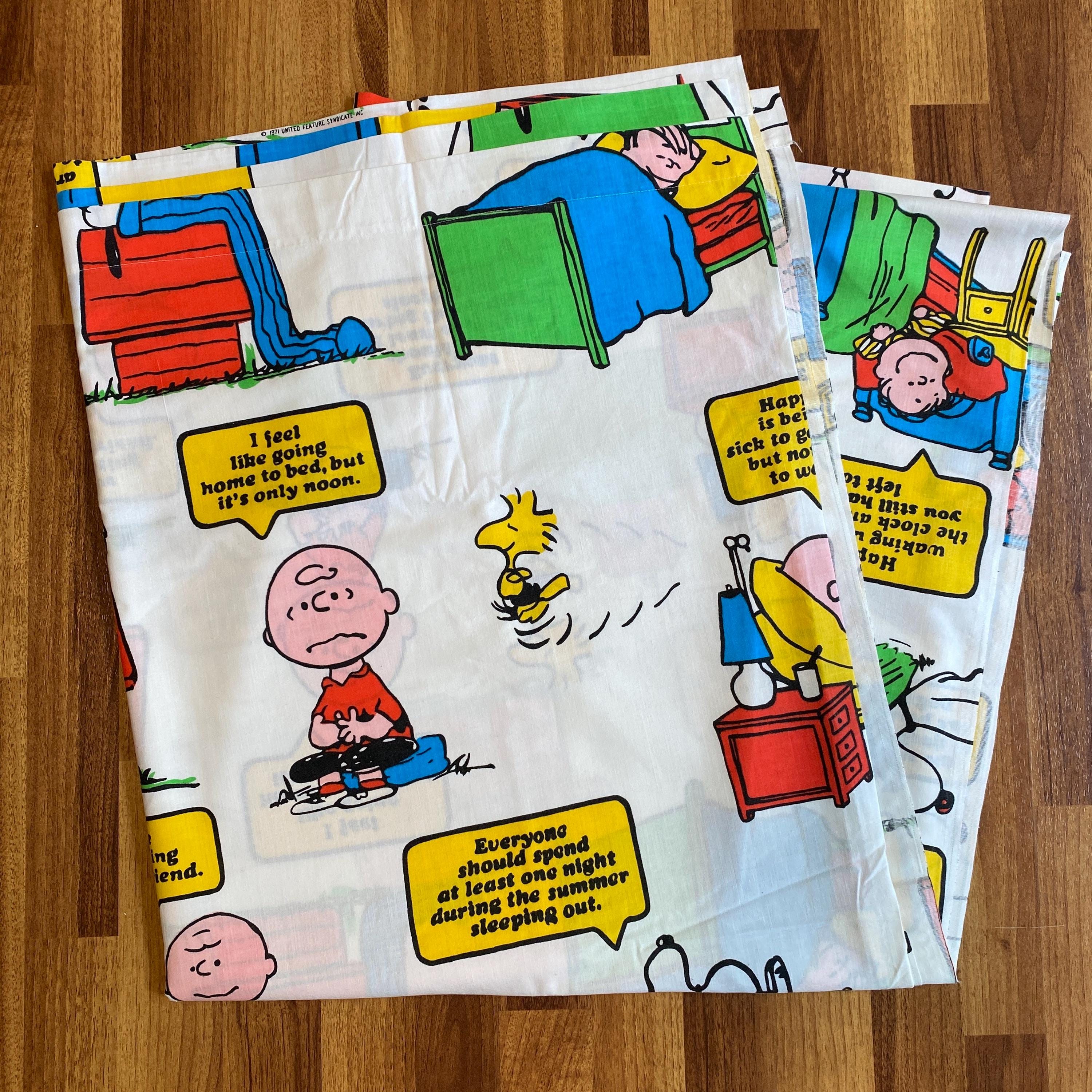Vintage 70s Peanuts Sheets - Etsy