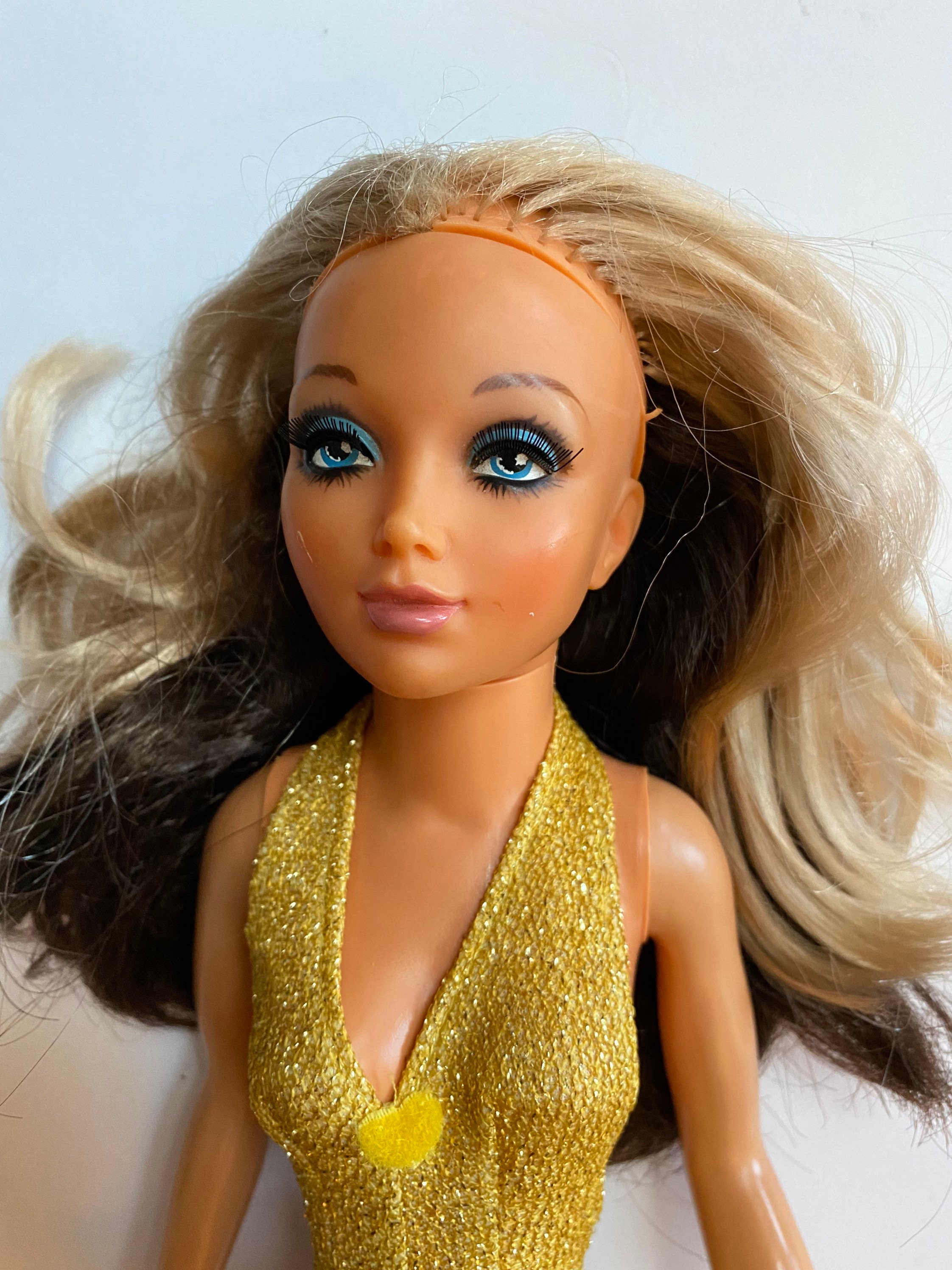 Vintage 1974 Tiffany Taylor 19 Color Flip Changing Hair Doll Ideal Very Nice Shape Eyelashes Etsy Norway