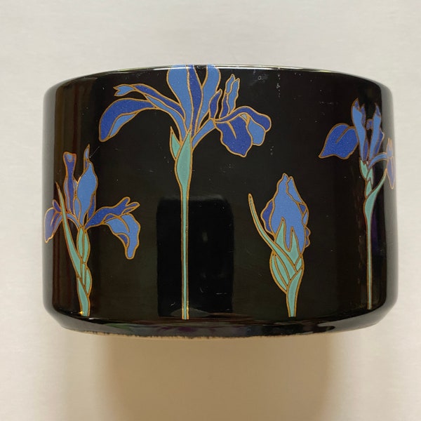 Otagiri Blue Iris Toothbrush Holder Made in Japan Ceramic