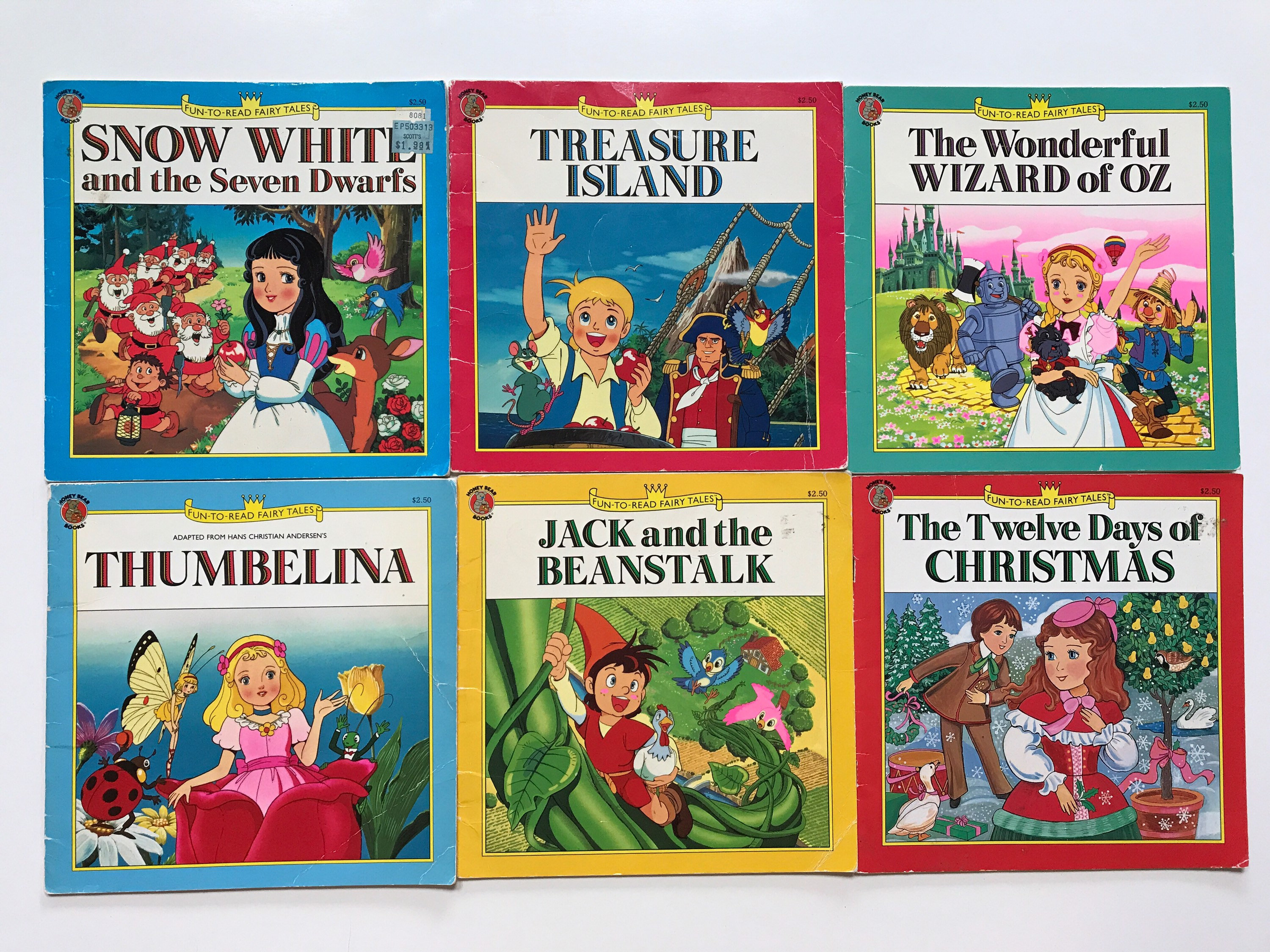 1990s Shogo Hirata Books for Kids Fairy Tales Cartoon Soft Cover