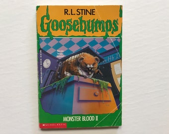 Goosebumps Paperback Book for Kids Teens Young Adults Book 18 Monster Blood Two Reading Horror 90s RL Stine