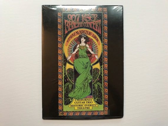 Bob Masse California Guitar Trio Fine Art Print Concert Lithograph