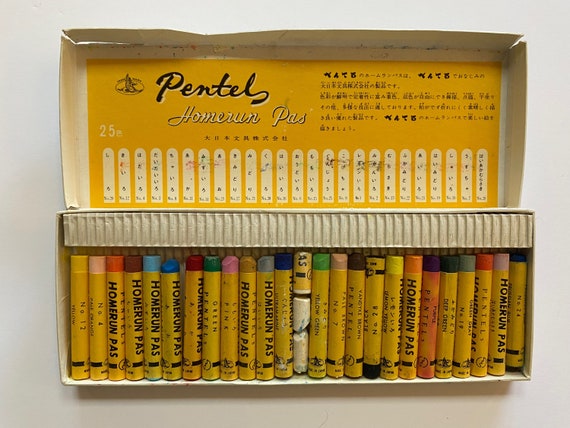 Vintage Pentel Oil Pastels Art Supply Made in Japan Drawing -  Finland