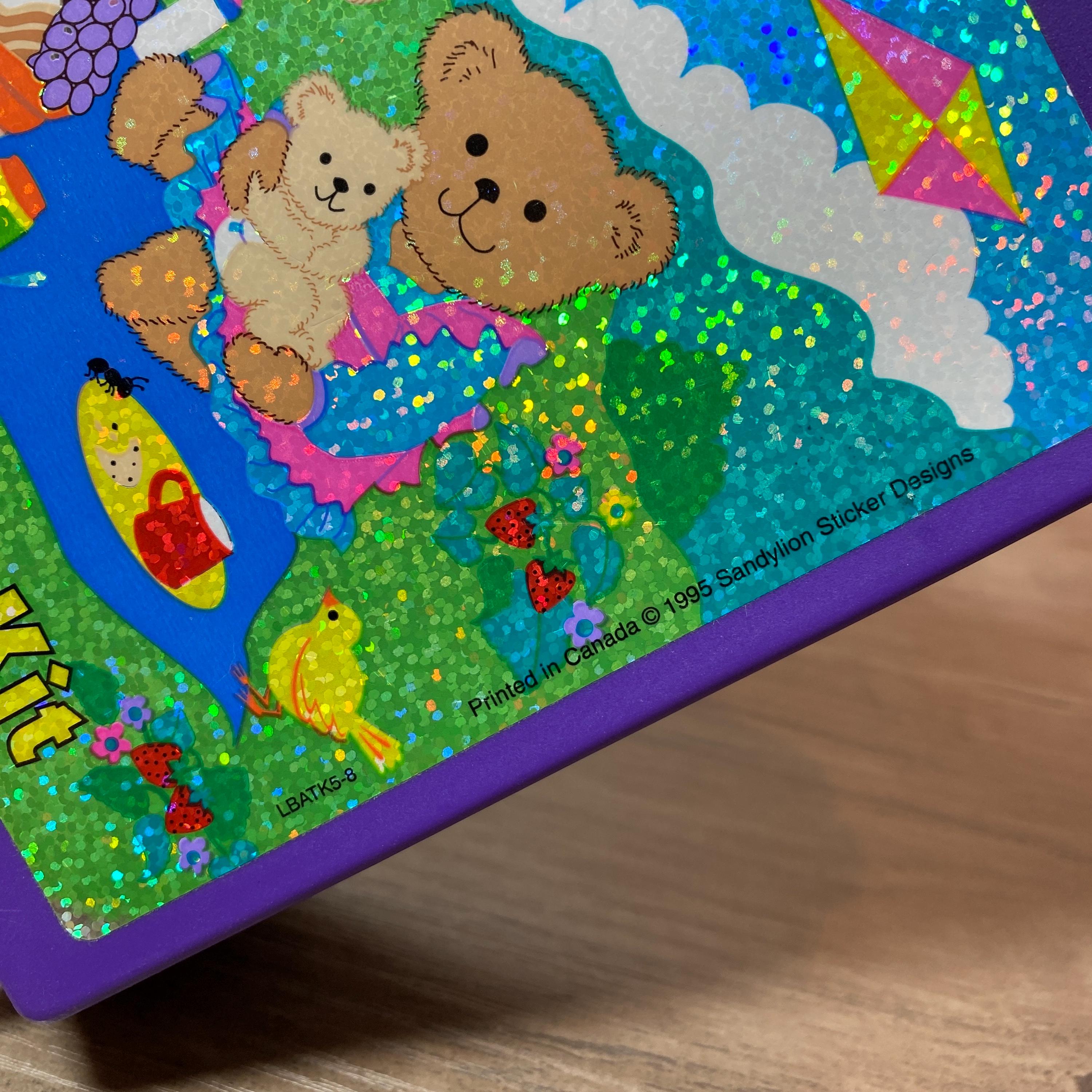 Sandylion bear sticker treasure kit ケース Sandylion Bear Sticker Treasure Kit - Collector Case 1995