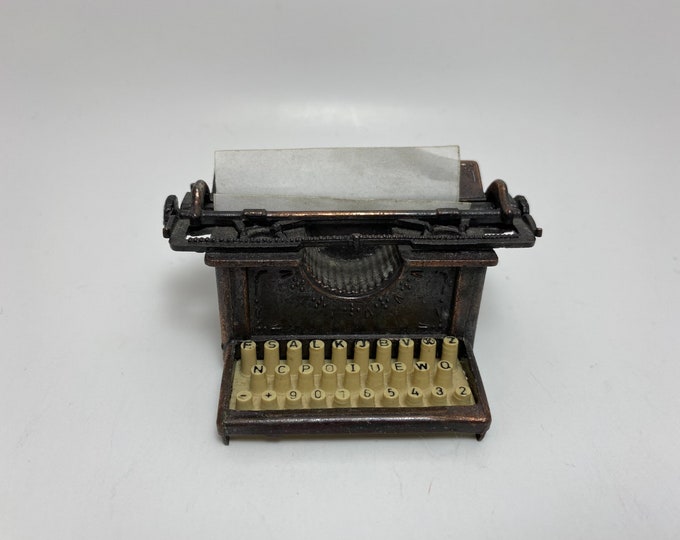 Vintage Die Cast Metal Typewriter Pencil Sharpener Hong Kong Etsy