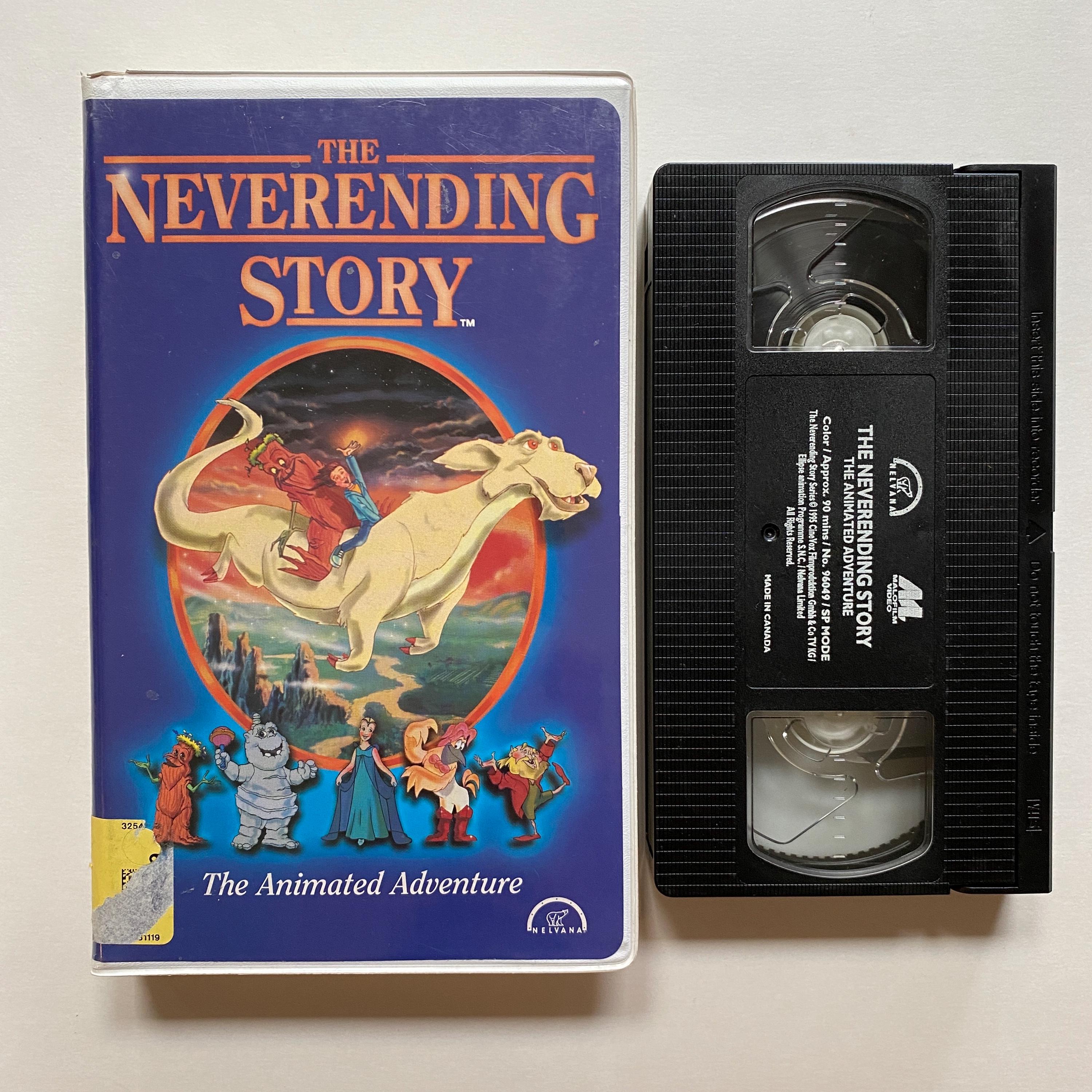 ネバーエンディングストーリー アニメアドベンチャー VHS ビデオテープ