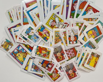 Creative Child Games Playing Cards LOT of RANDOM Cards for Crafting Ephemera