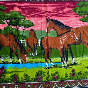 Horse Tapestry Fabric -  Canada