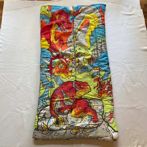 Sac De Couchage Vintage Coleman INSUL 200 – Années 60 – Motif Fleurs Réversible