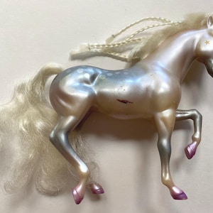 1987 Fashion Star Fillies Horse Pony 1980s Kids Toy Grey